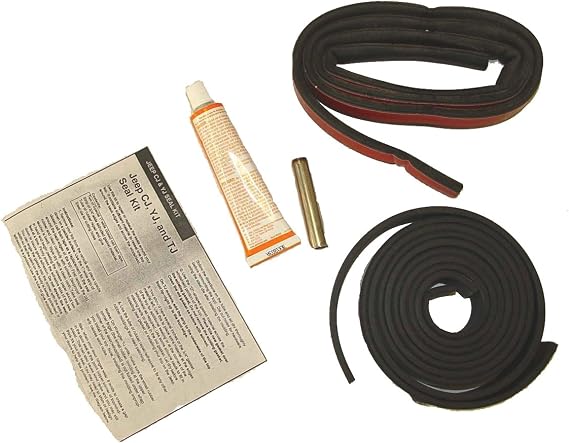 Omix-Ada | 12304.07 | Hard Top Seal Kit | OE Reference: MS-41190 | Fits 1976-2006 Jeep CJ / Wrangler YJ / TJ