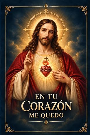 En tu Corazón me quedo: Libreta del Sagrado Corazón de Jesús para escribir oraciones, reflexiones y notas