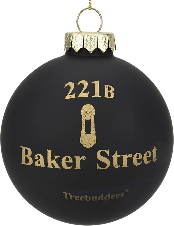 Tree Buddees 221B Baker Street Sherlock Holmes Christmas Ornament