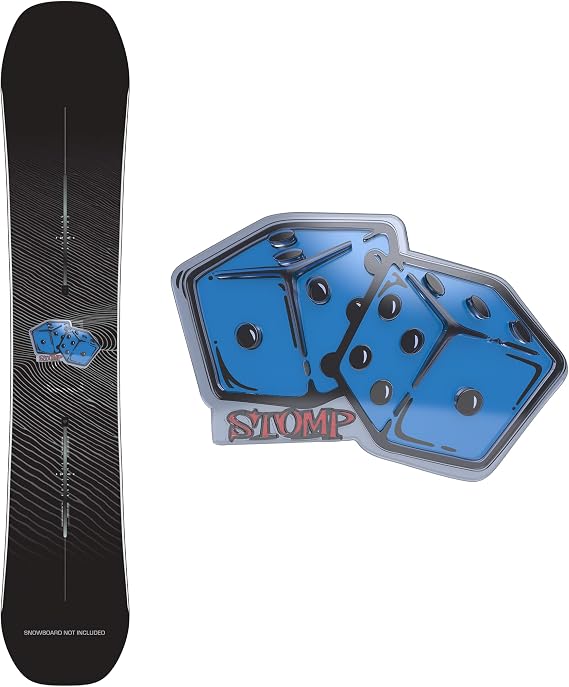 Stompgrip Premium Snowboard Stomp Pad | Dice | Vice Collection | 3D Decal