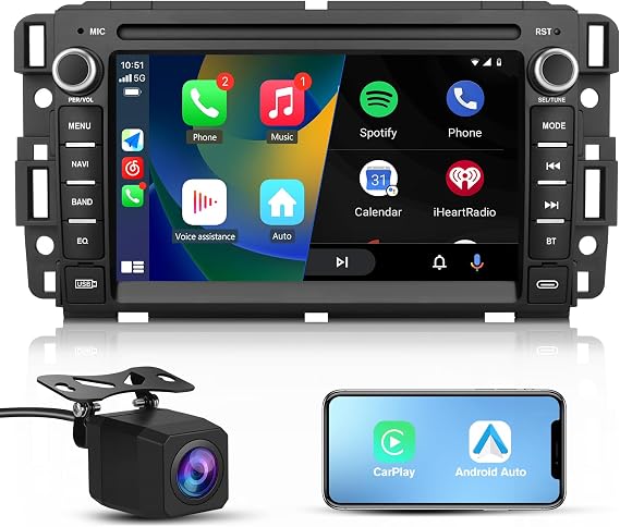 Car Stereo Radio for Chevy Silverado Tahoe GMC Sierra Yukon 2007-2013