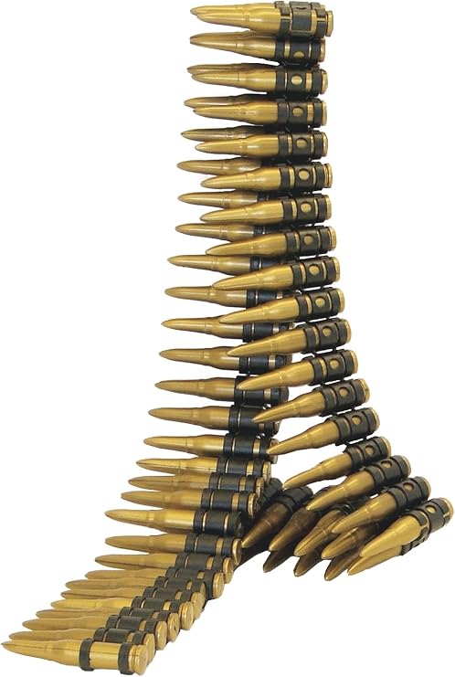Smiffy's Men's Bullet Belt 96 Bullets 150 Cm Long