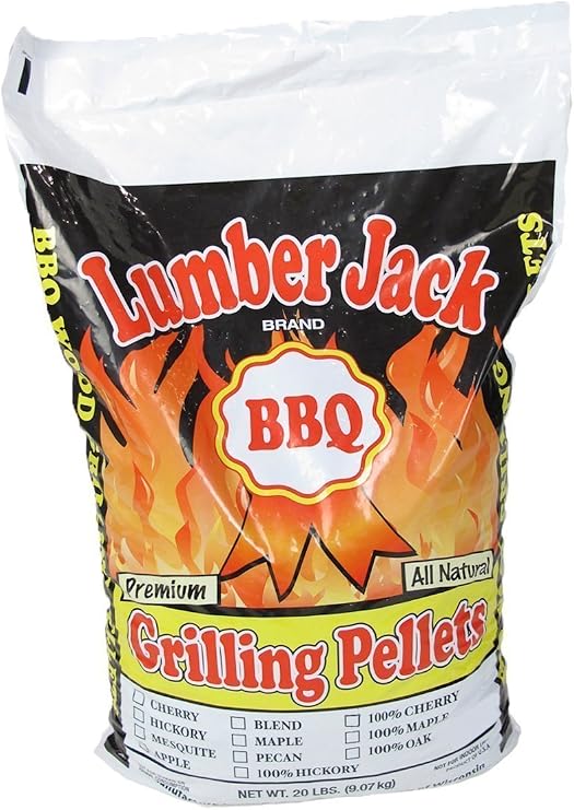 Lumber Jack 20-pounds BBQ Grilling Wood pellets (Apple Blend)