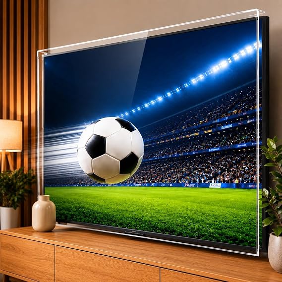 from 19 inch to 75 inch ULTIMATE Anti UV Acrylic for QLED, OLED, LCD, LED Plasma 3D HDTV (48"-52")