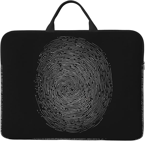 360 Protective Laptop Case 14 inch, Fingerprint Laptop Sleeve with Handle Shockproof Computer Bag Waterproof Traveling Computer Cover Notebook Case Briefcase Gifts for Men Women