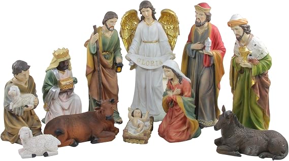 Northlight Christmas Nativity Figurines Set - 19.5 - 11-Piece
