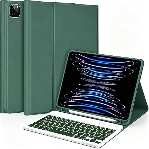 MMK for iPad Air 11 inch case with Keyboard (M4/M3/M2), Wireless