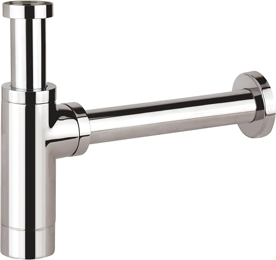 VeeBath Round Bathroom Sink Bottle Trap Basin Waste Sink Pipe Drain Adjustable Height Deodorization