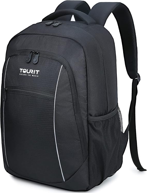 TOURIT Insulated Cooler Backpack Lightweight Backpack Cooler Bag Leak-Proof Backpack with Cooler for Men Women to Work, Picnics, Hiking, Camping, Beach, Park Day Trips, 25 Cans