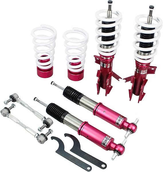 Godspeed MSS1096-A compatible with Ford Fusion 2013-20 MonoSS Coilovers Suspension Lowering Kit