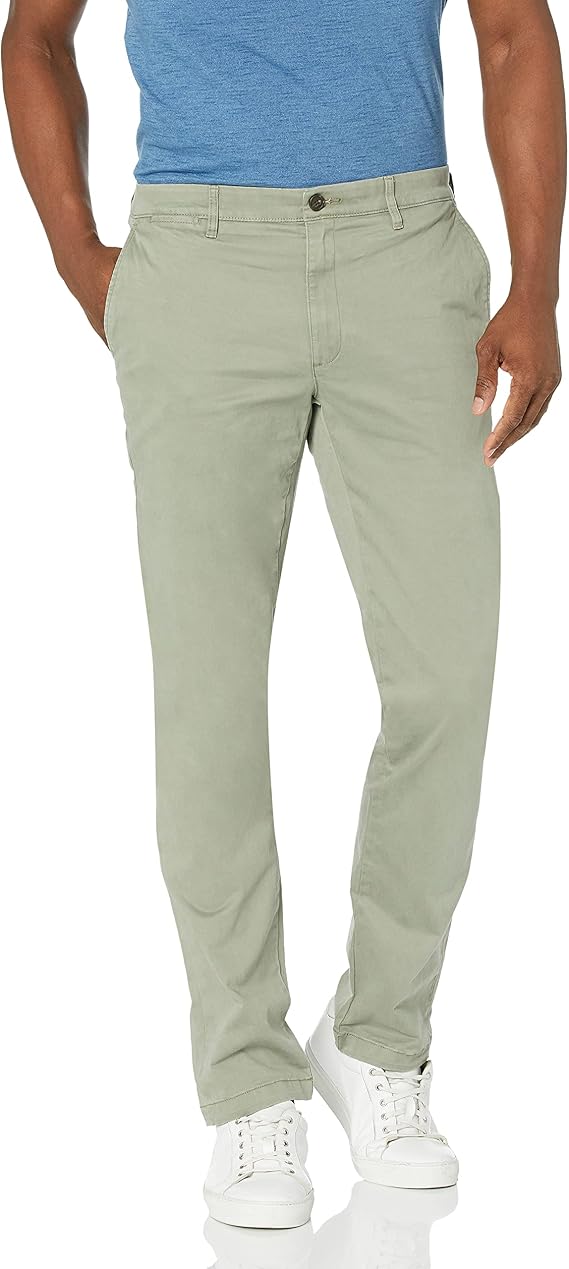 Goodthreads Mens Slim-Fit Washed Comfort Stretch Chino Pant