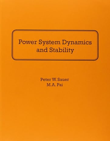 Power System Dynamics and Stability