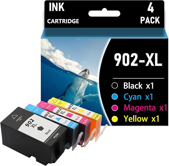Ink 902XL Replacement for HP 902XL Ink Cartridge for HP DesignJetT Pro 6960