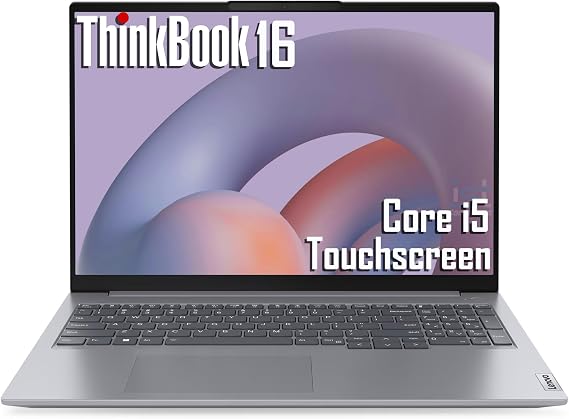 Lenovo ThinkBook 16 Gen 6 Business Laptop, 16" FHD+ Touchscreen, Intel Core i5-13420H (> i7-1255U), Thunderbolt 4, IST Computer Customized 16GB/32GB/64GB DDR5, 512GB/1TB/2TB SSD, Win 11 Pro w/ Copilot