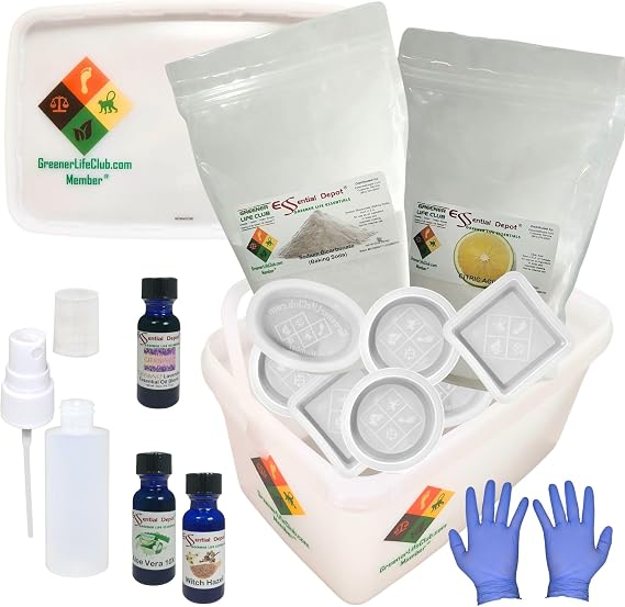 Essential Depot Bath Bomb Making Kit (Deconstructed) - Basic - Everything Needed to Make 12-15 Bath Bombs