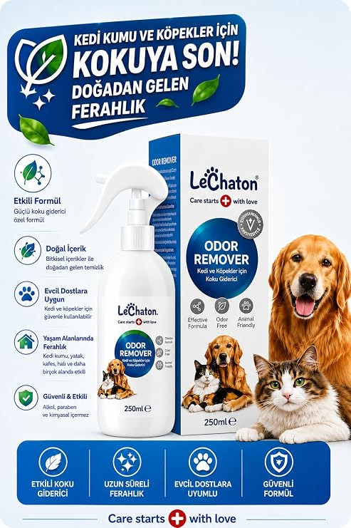 Kedi Kumu Ve Tuvaleti Koku Giderici Sprey, İdrar ve Çiş Spreyi, Kokusuz Tuvalet için, 250 ml