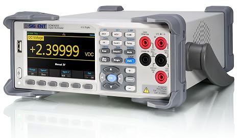 Siglent Technologies SDM3055 5.5 Digit Digital Multimeter, White/Grey