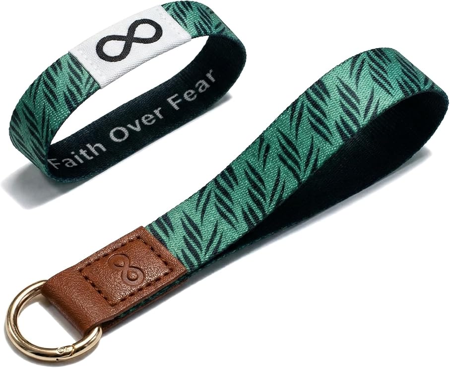 NFC Daily Bible Verse Bracelet & Keychain Wristlet Set