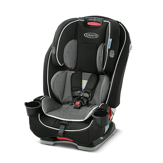 Graco SlimFit 3 in 1 Car Seat, Slim & Comfy Design Saves Space in Your Back Seat, Galactic