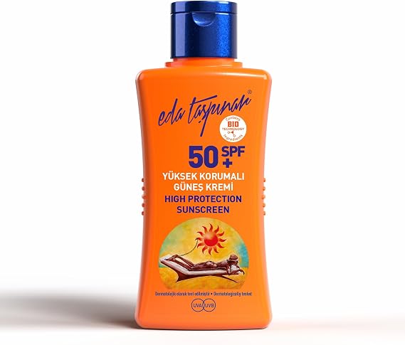 Eda Taşpınar Yüksek Korumalı Güneş Kremi SPF 50+ | Seyahat Boy | Travel Size |50 ml / 1.7 fl oz