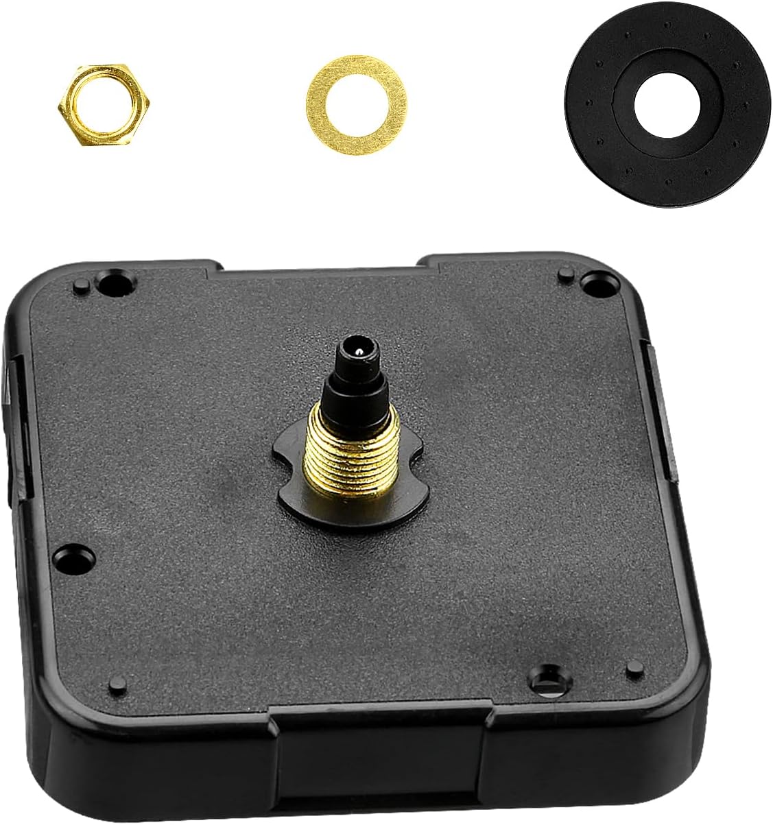 Rumyve Quartz Wall Clock Mechanism Replacement,Non-ticking Wall Micro Clock Movement Mechanism,Ultra Silent Clock Accessories for Home Office Hotels