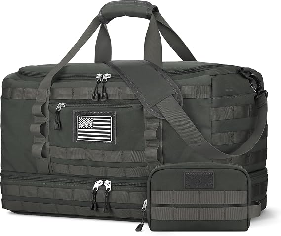 Gym Bag for Men Women, Carry on Luggage 22x14x9 Airline Approved Duffle Bag