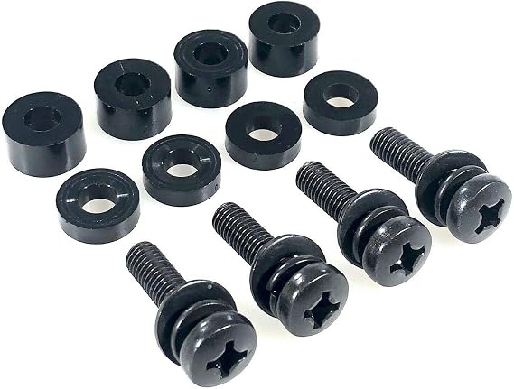 ReplacementScrews M8 x 30mm TV Wall Mount Screws Including 5mm and 10mm Spacers.