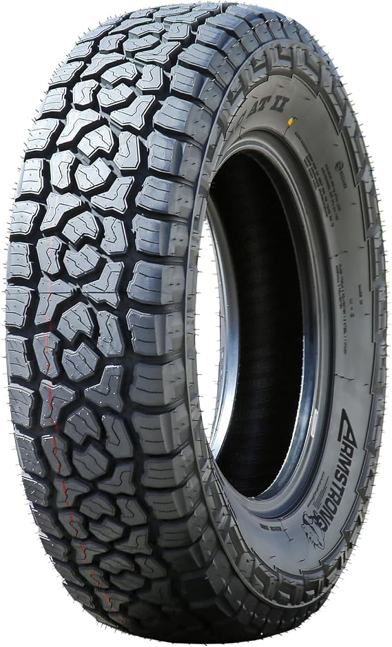 Armstrong Tru-Trac AT II 265/65R17 116T All Terrain XL 17 inch Tire | Truck/SUV All Terrain All Season Traction 116T Rated Extra Load Radial Construction Black Sidewall Tire