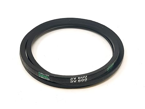 3V600 Narrow Wedge V-Belt 3V Section, 3/8" x 60in OC Oil & Heat Resistant, Anti-Static