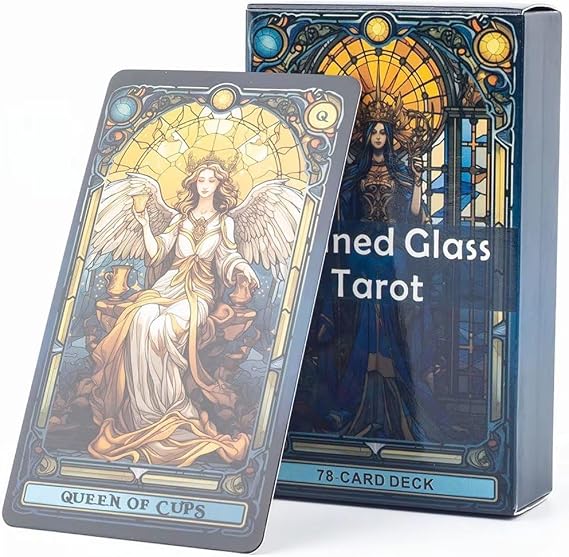 Tarot Cards Deck, 78 Cards Tarot Cards, Entertainment Game Card Family Gathering Divination Board Playing Games Classic Future Telling for Family Party Game