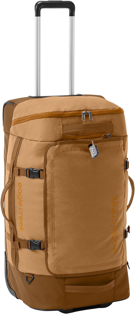 Eagle Creek Cargo Hauler XT Wheeled Duffel - Wheeled Backpack Duffel - Deployable Backpack Straps - Lockable U-Lid & Easy Access Compartment - 29"