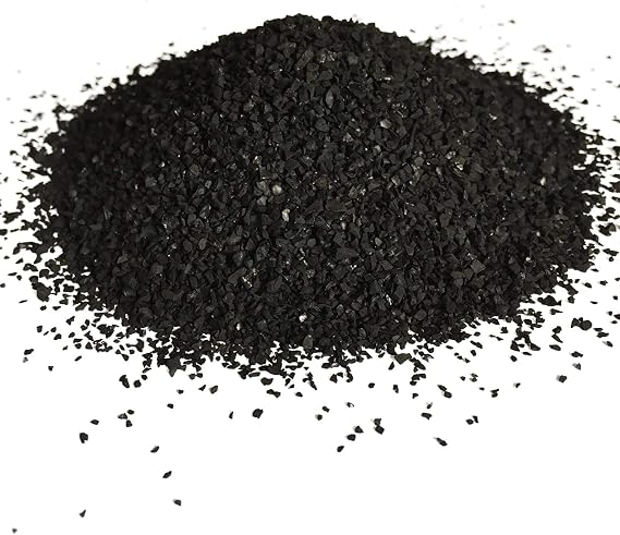 American Water Solutions - 5lbs Activated Coconut Shell Granular Carbon Charcoal 12X40 Mesh for Water Filtration/Air Filtration Systems.