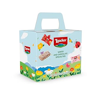 Loacker Spring Gift Box, Premium Wafer Cookies & Chocolate Specialties, 245.8g/8.67oz