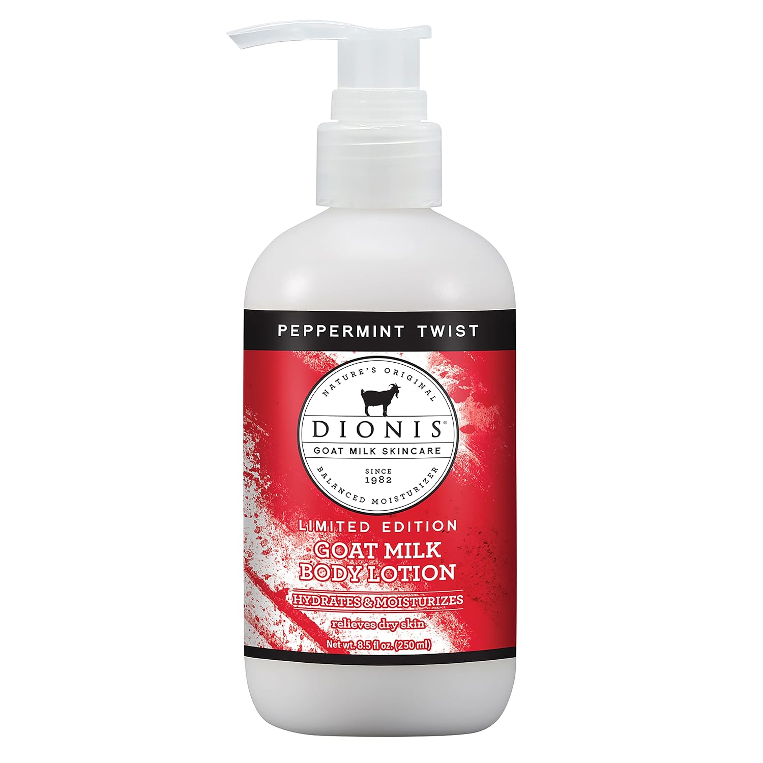 Dionis Goat Milk Skincare Peppermint Twist Body Lotion, 8.5 oz. - Made in USA - Cruelty-free and Paraben-free