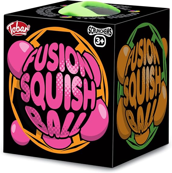 Tobar SCRUNCHEMS FUSION STRESS SQUISH BALL Toy, Pequeño