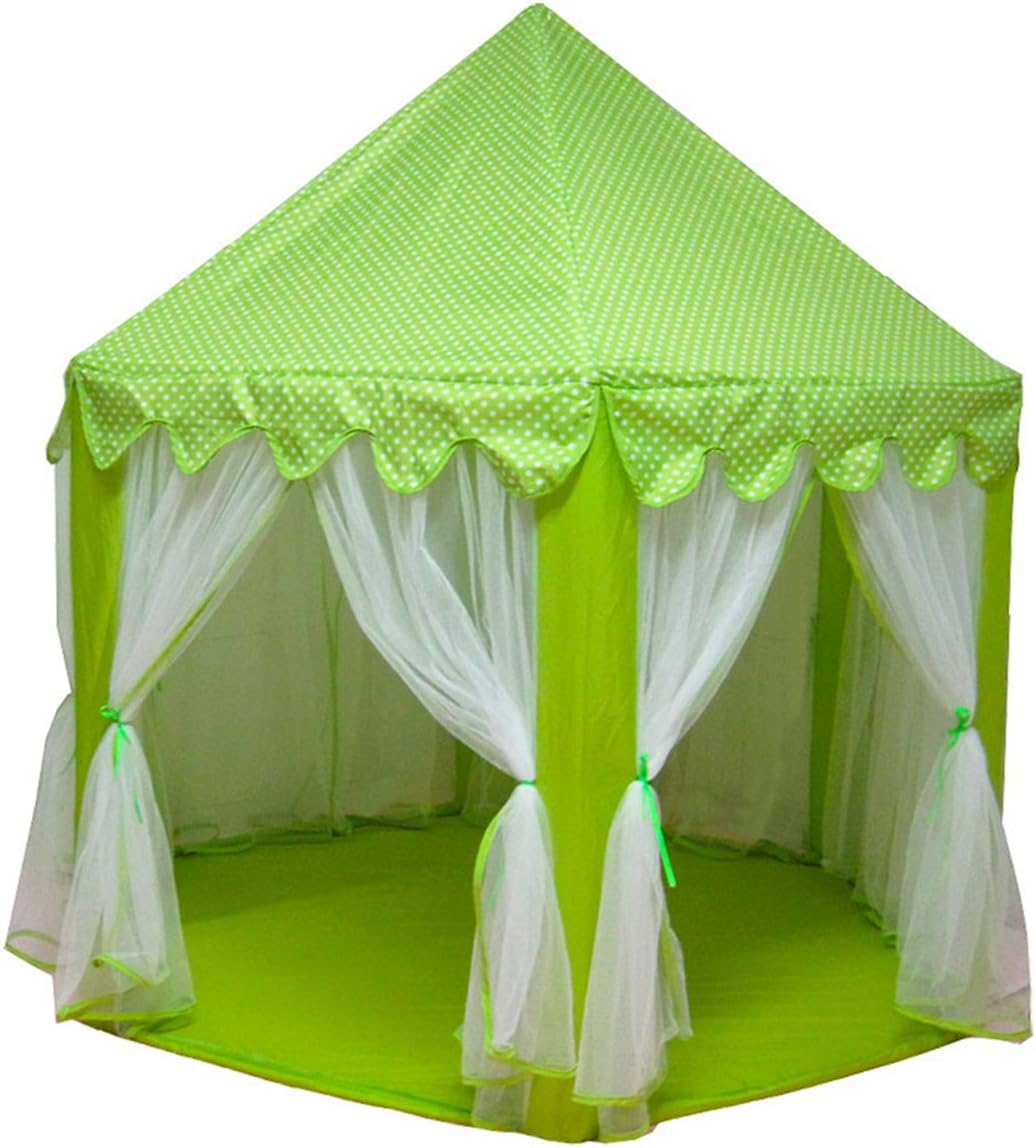 WESTLINK Princess Castle Play Tent House for Girls Indoor Outdoor Toy 56 x 54 inches Green