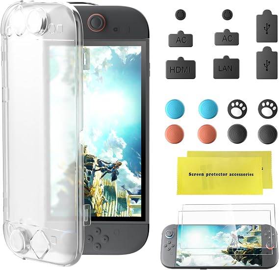 Protective Case Set with Nintend0 Switch 2, Slim Full Cover for Switch 2