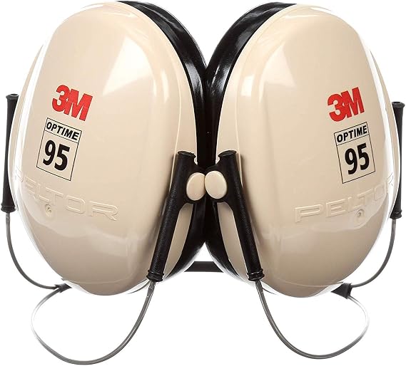 Optime 95 Earmuffs - peltor lowest profile backband hearing prot