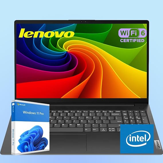 Lenovo V15 Laptop(2025/2026 Edition) | Intel 4-core Processor | 15.6" FHD (1920 x 1080) | 40GB DDR4 | 1TB PCIe SSD | WiFi-6 | Military Durable | Windows 11 Pro | School, Business & Productivity