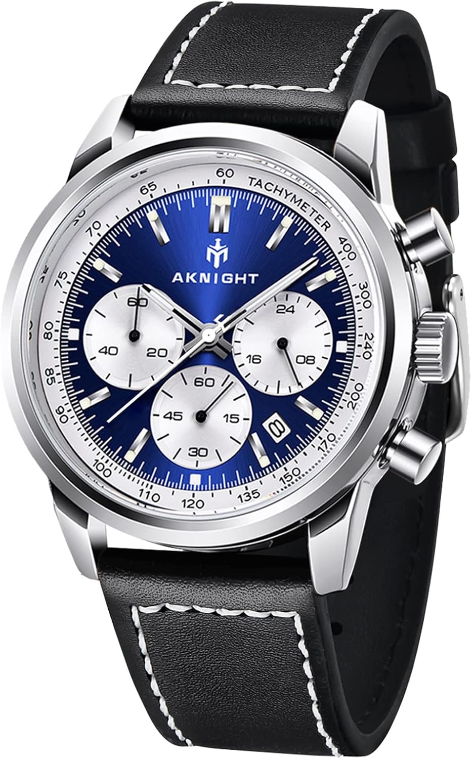Men Watch Watch for Men Waterproof Stainless Steel Chronograph Quartz Analog Fashion Business Sport Work Wrist Watches