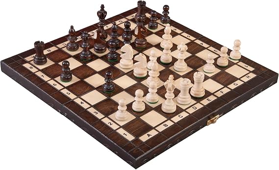 The Milan Small Travel Chess Set & Board