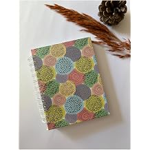 Atakids Lizy Ayraçlı Planlayıcı 17 x 13 cm Spiralli Çizgili Sayfa Sarı, ATLİZY-AJTO2