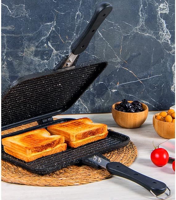 Usta Tostçu Granit Döküm Ocak Üstü El Tost Makinesi ST-101