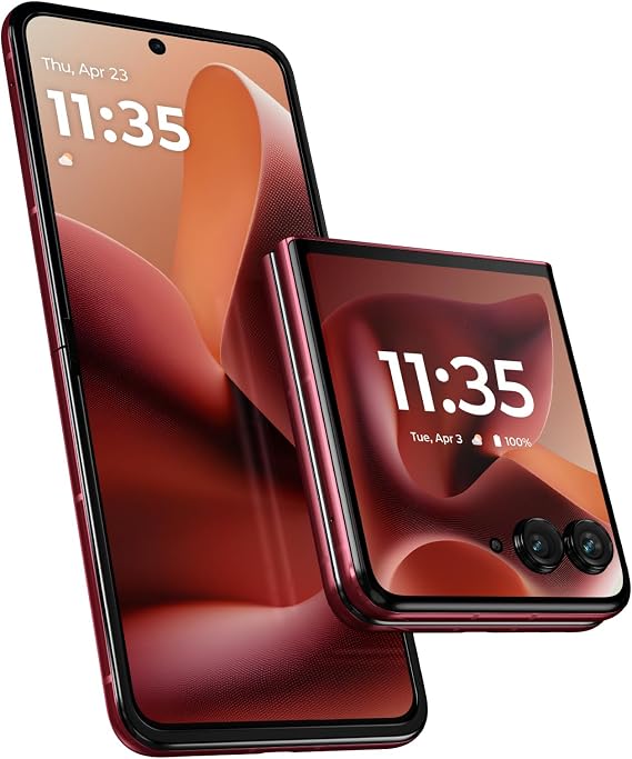 Motorola Razr Ultra 2025 | Unlocked | Made for US 16/512GB | 50MP Camera | Pantone Rio Red