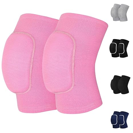 HISFFOG Volleyball Knee Pads for Women, Men, Youth, Girls, Kids, Knee Brace for Volleyball Basketball Football Dance Yoga Tennis Running Cycling Workout Climbing Wrestling