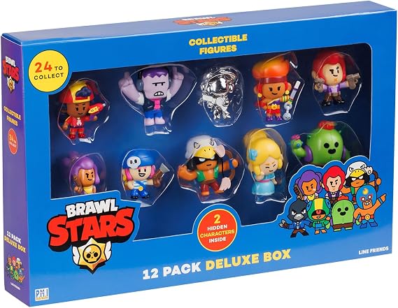 P.M.I. Brawl Stars Collectible Figures, Gold,silver