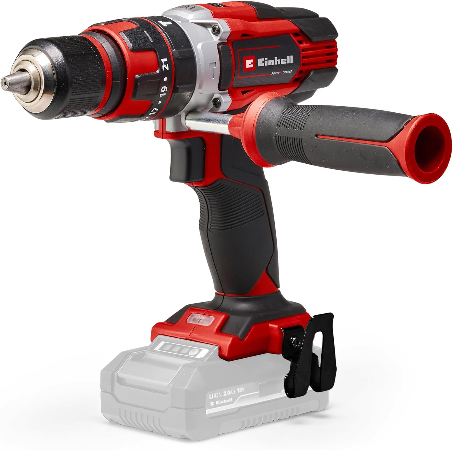 Einhell Akülü Darbeli Vidalama TE-CD 1848 Li-i-Solo Power X-Change Li-Ion, 18 V, 2 Vitesli Şanzıman, Darbeli Vidalama Fonksiyonu, Devir Kontrolü, LED, akü ve şarj cihazı dahil değildir - 4513926
