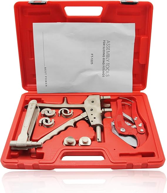 NEWTRY FT-1225 Pex Crimping Tool Pipe Fitting tool for connecting PVC pipe 12-20MM Pex Connecting Tool set