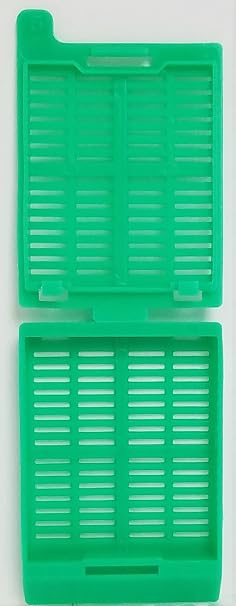 SPL Embedding Cassette, Acetal, Case of 500 Color Green