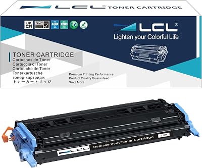 LCL Remanufactured Toner Cartridge Replacement for HP 124A Q6000A Laserjet 1600 2600 2605 1015 1017 Color Series 2600n 2605d 2605dn 2605dn xi 2605dtn CM1015 CM1015mfp CM1017mfp CM1017 1-Pack Black